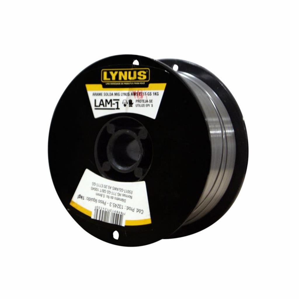 Arame Tubular Auto Protegido LAM-1.1 Solda Mig 1KG - Lynus
