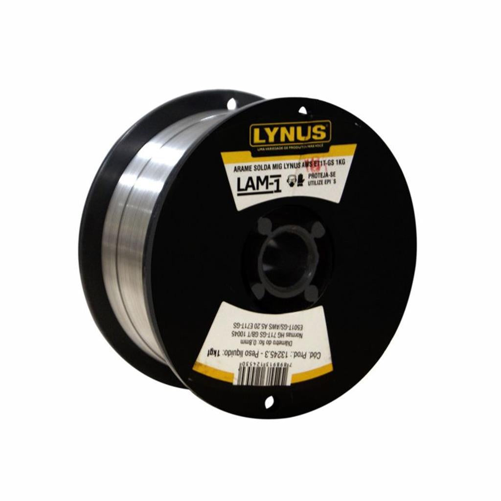 Arame Tubular Auto Protegido LAM-1.1 Solda Mig 1KG - Lynus