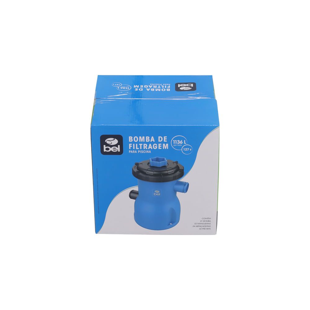 Bomba De Filtragem 1136 L/h Para Piscina 174400 127v Bel