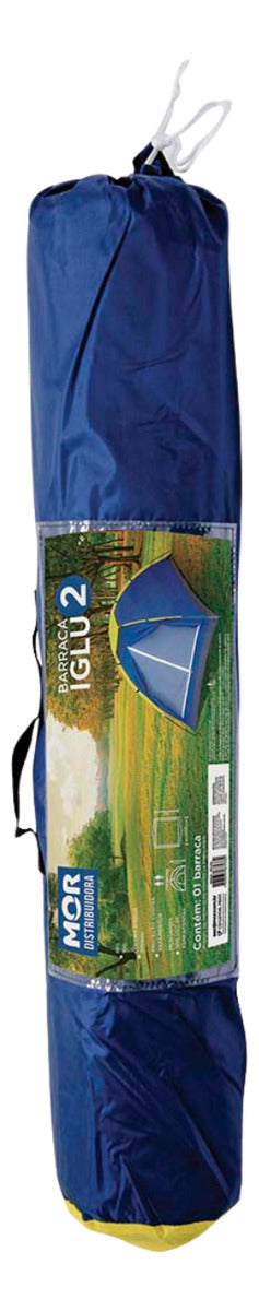 Barraca De Camping 2 Pessoas Verde Impermeável C/ Bolsa Mor