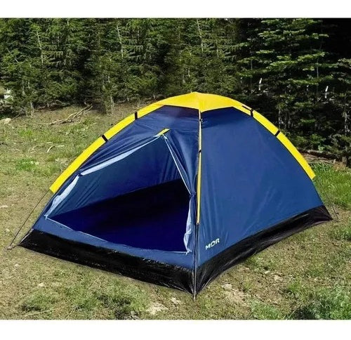 Barraca De Camping 2 Pessoas Verde Impermeável C/ Bolsa Mor