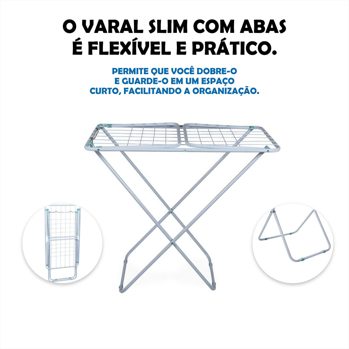 VARAL CHAO C/ABAS SLIM 10 006105