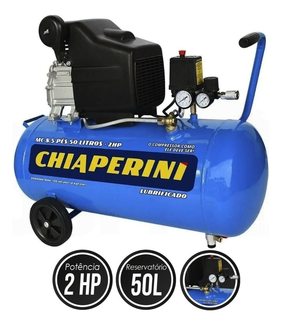 COMPRESSOR 8.5/50L 2HP 220V 8.5/50L - CHIAPERINI 25742