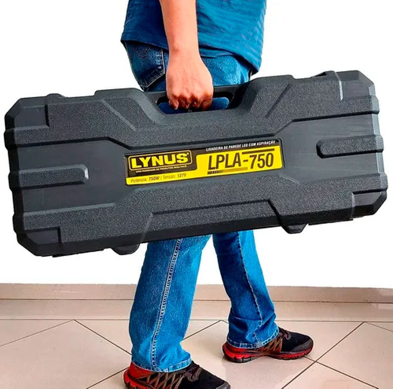 Lixadeira Parede E Teto Orbital Lynus Lpla-750 750w 220v Frequência 60 Hz