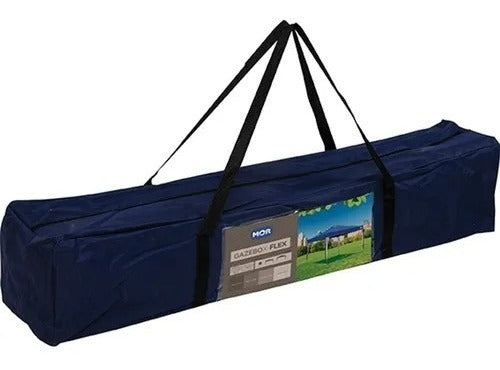 Gazebo X-Flex Oxford com Silvercoating 3m x 3m Azul - Mor