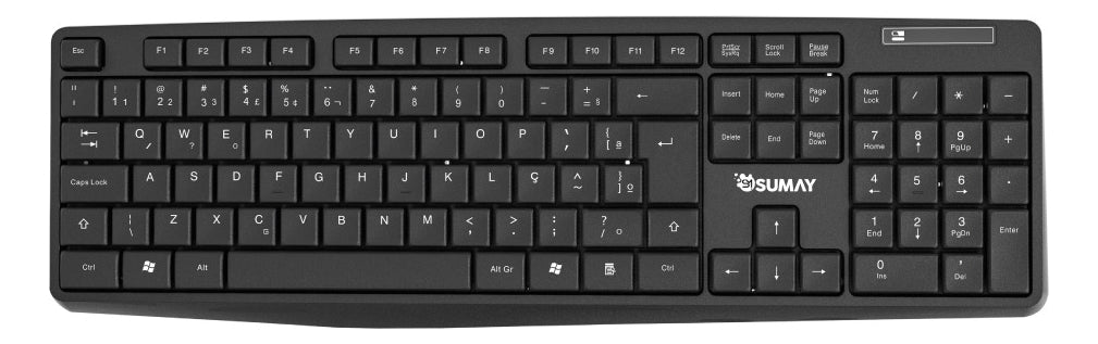 KIT TECLADO E MOUSE S/ FIO SM - KTM1308 SUMAY