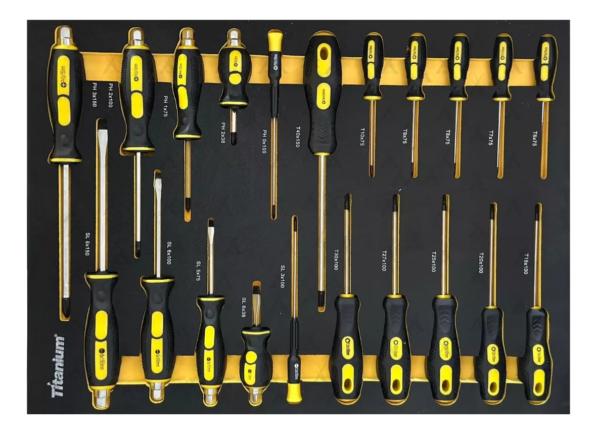 ARMARIO PARA FERRAMENTAS PRETO 258 PECAS TITANIUM