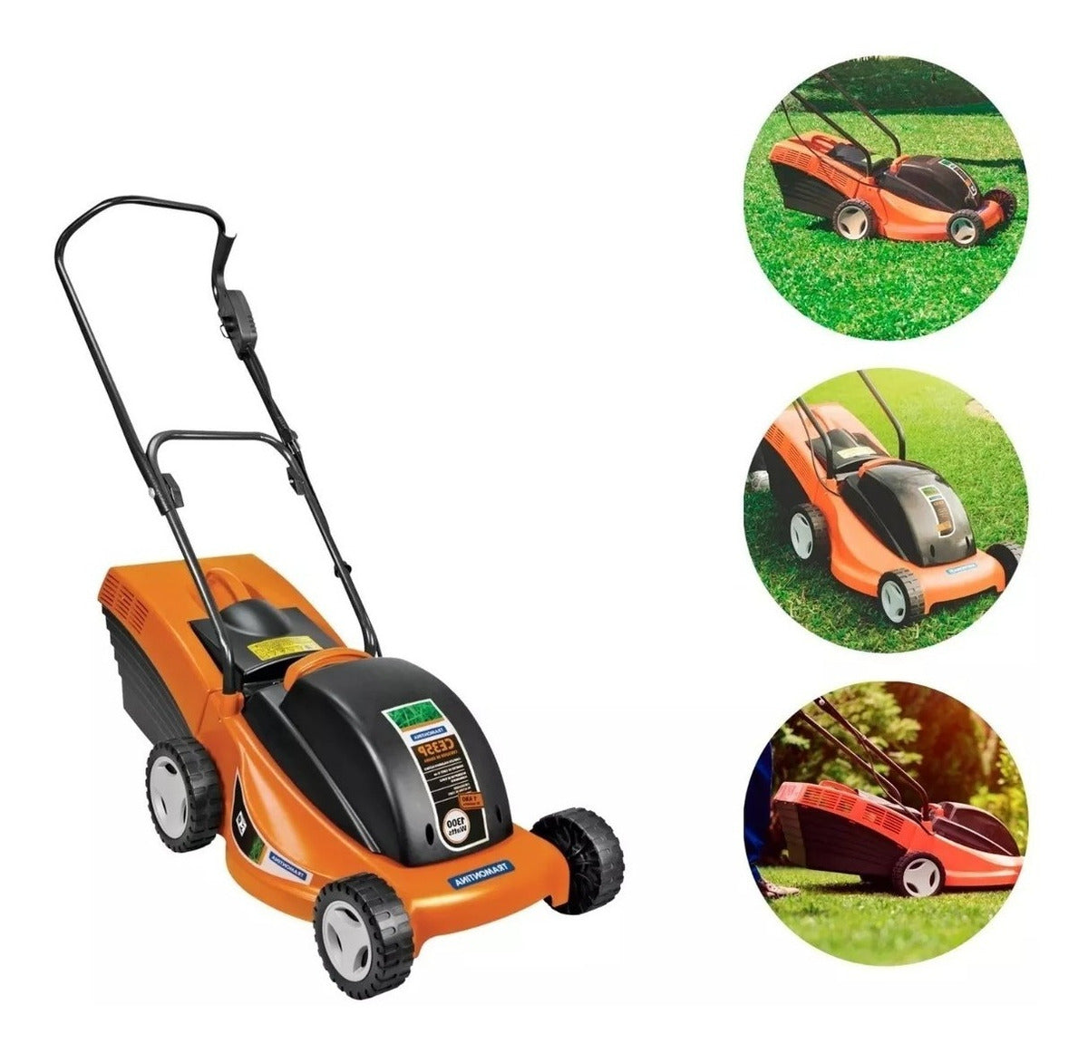 Cortador Grama Elétrico Tramontina CE35P Motor 1300W - 127V