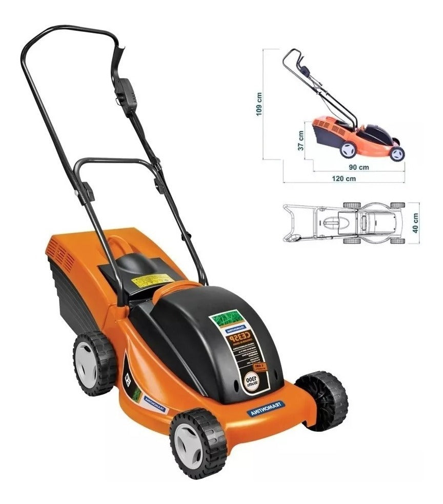 Cortador Grama Elétrico Tramontina CE35P Motor 1300W - 127V