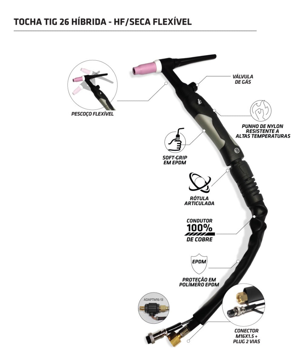 Máquina de solda Inversora Super Tork 200BV ITE-10200-BV