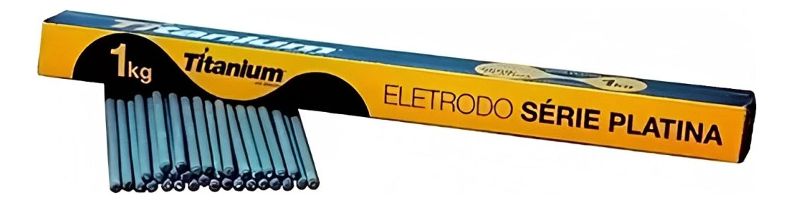 Eletrodo Serralheiro 2,5mm 6013 caixa 1kg Titanium