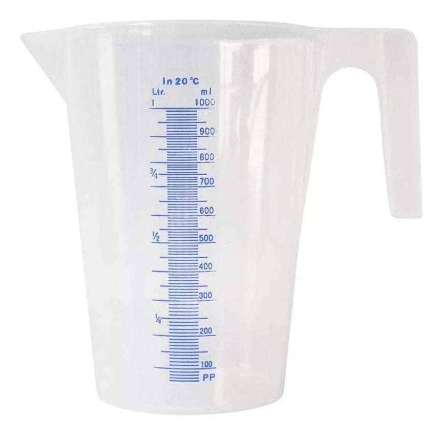 Jarra Polipropileno 1l Com Escala Em Alto Relevo Bremen