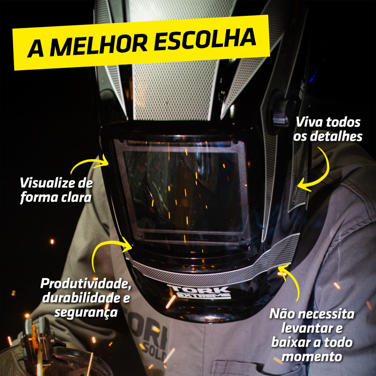 Máscara de Solda - Big Solar - Com Esc. Automático 8K Tork