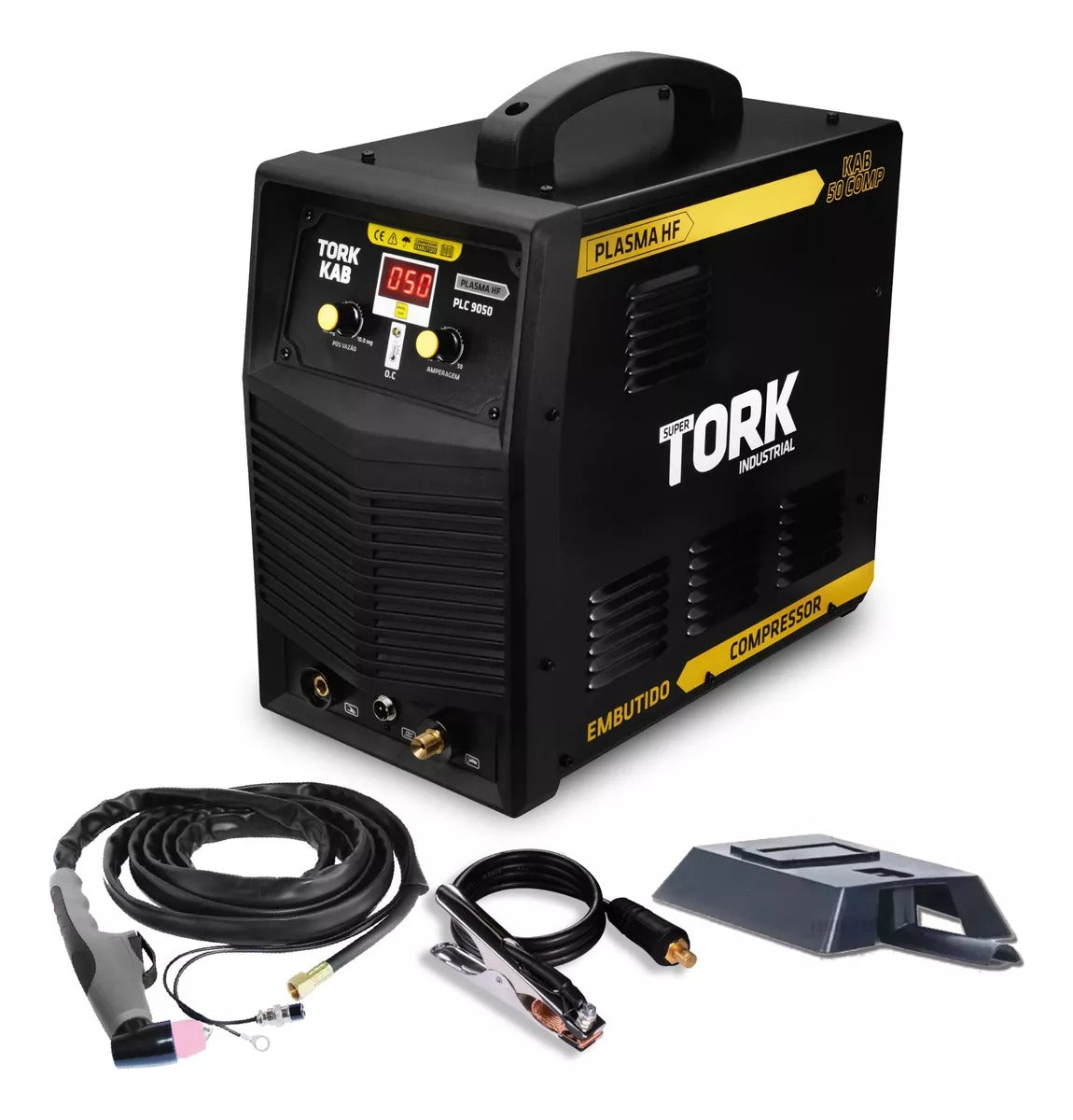 INVERSOR PLASMA 50AM C/ COMPRESSOR EMB. PLC 9050 TORK
