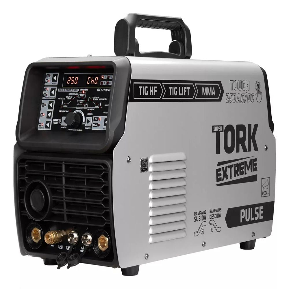 Máquina Solda Inversora Mma Tig Acdc 250 Amperes - Tork
