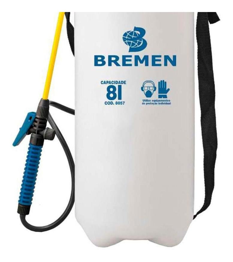 PULVERIZADOR MANUAL LATERAL 8 LITROS BREMEM 8057
