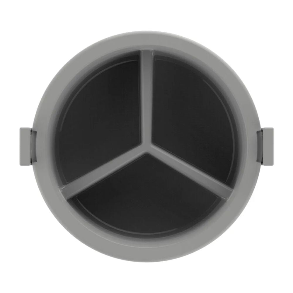 Conjunto Marmita Térmica 5 Unidade 1,5L Cinza Tekcor Soprano