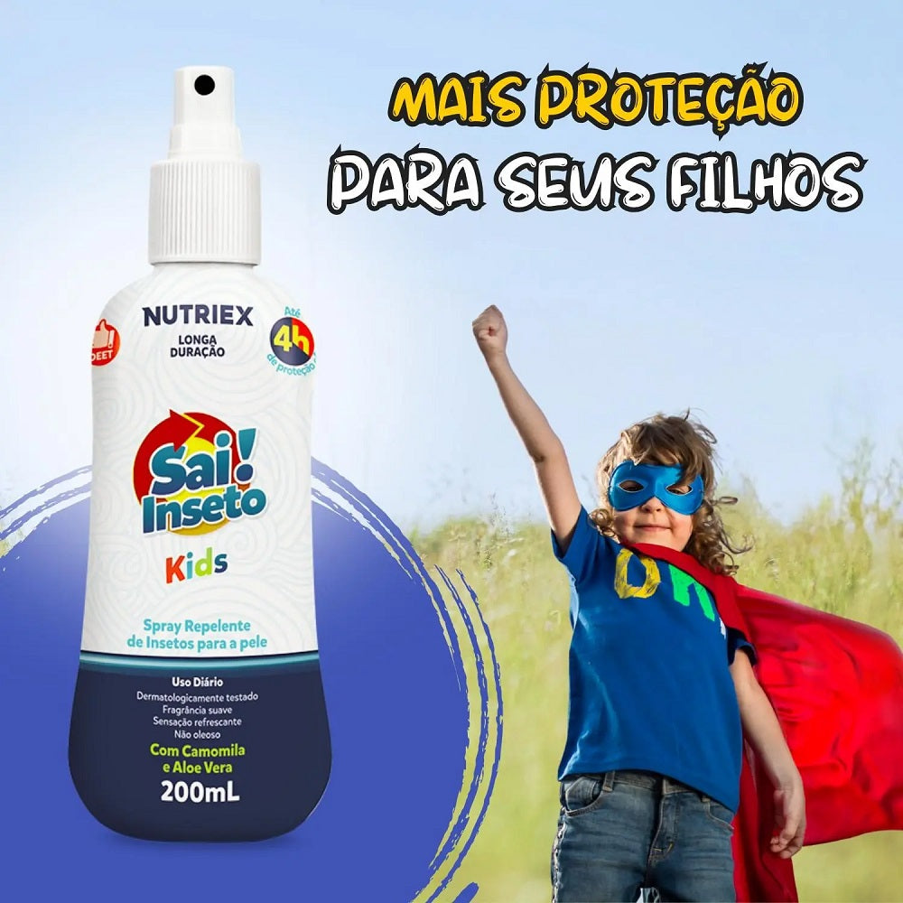 Spray Rep INS SAI INSETO KIDS 4HS 200ML Nutriex 9240433
