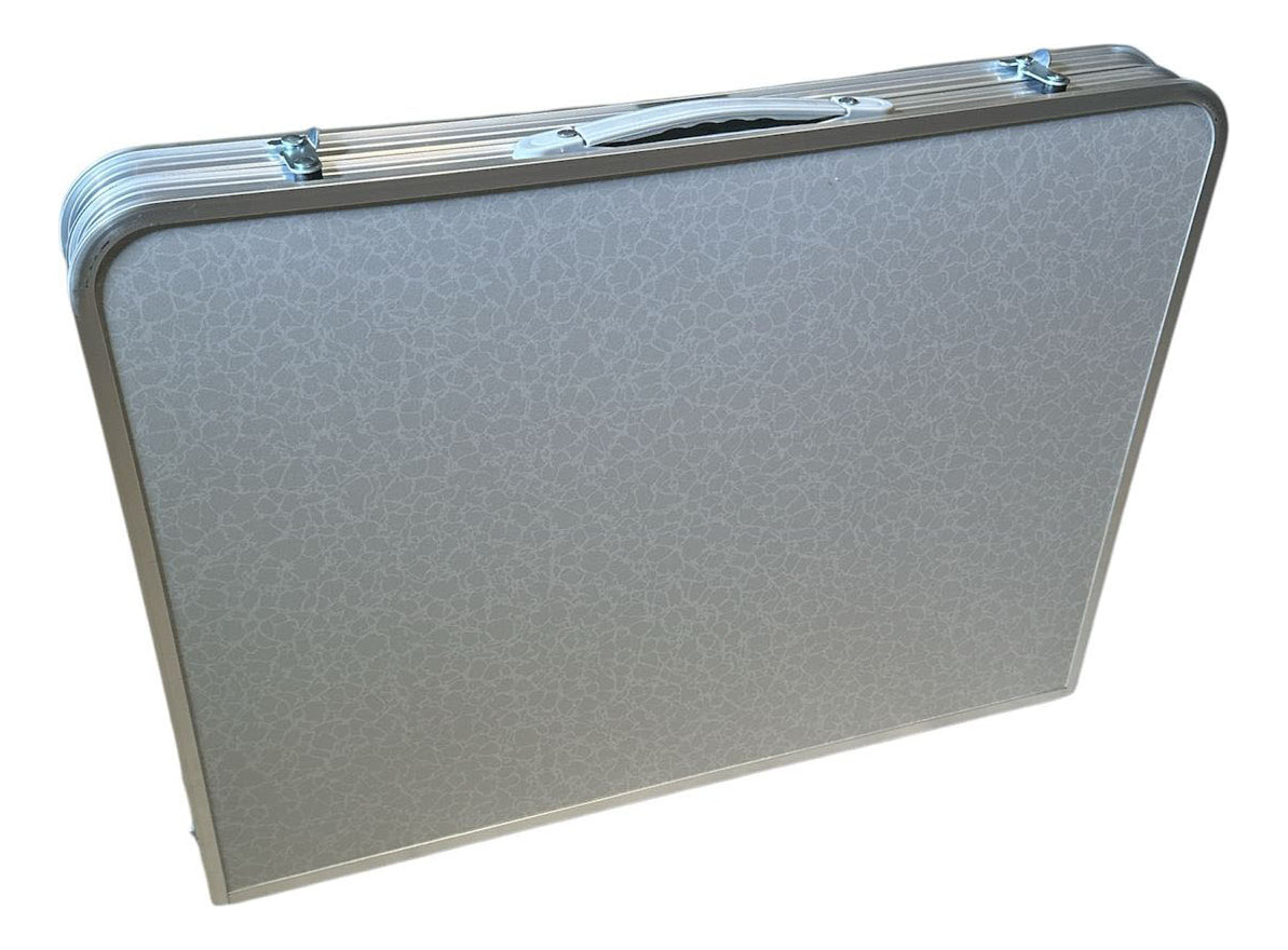 Mesa Piquenique Dobrável 90x60cm Alumínio 07679 Titanium