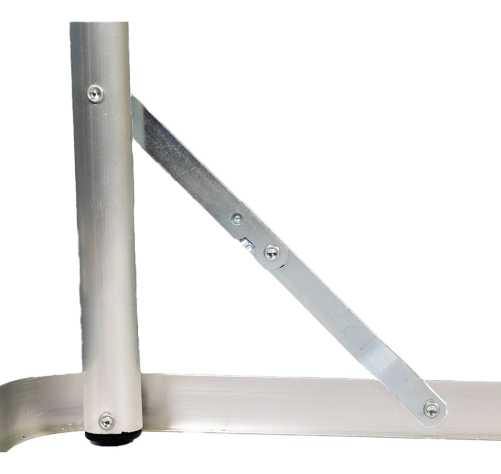 Mesa Piquenique Dobrável 90x60cm Alumínio 07679 Titanium