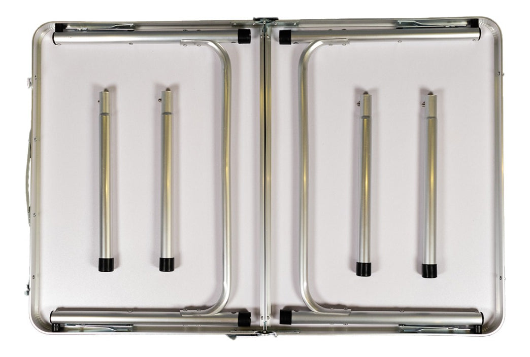 Mesa Piquenique Dobrável 90x60cm Alumínio 07679 Titanium