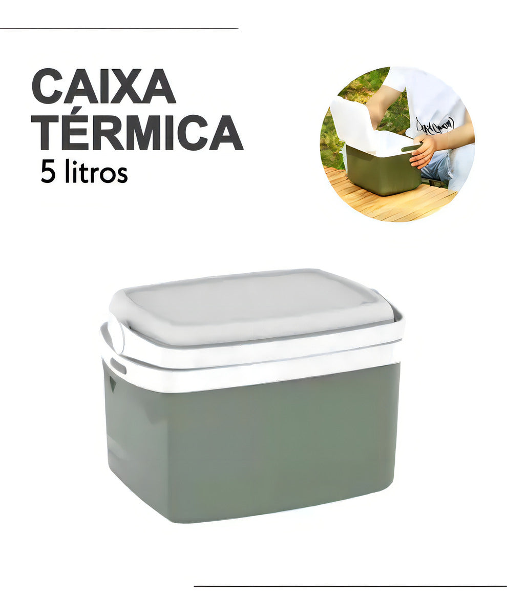 CAIXA TERMICA 5L FIG GREEN SOPRANO