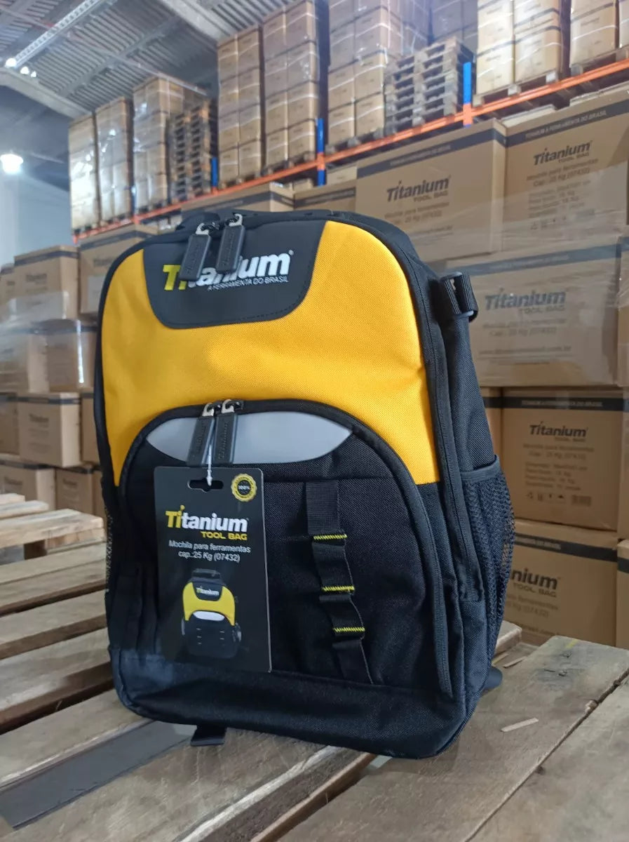 Mochila Bolsa Para Ferramentas De Trabalho 07432 Titanium