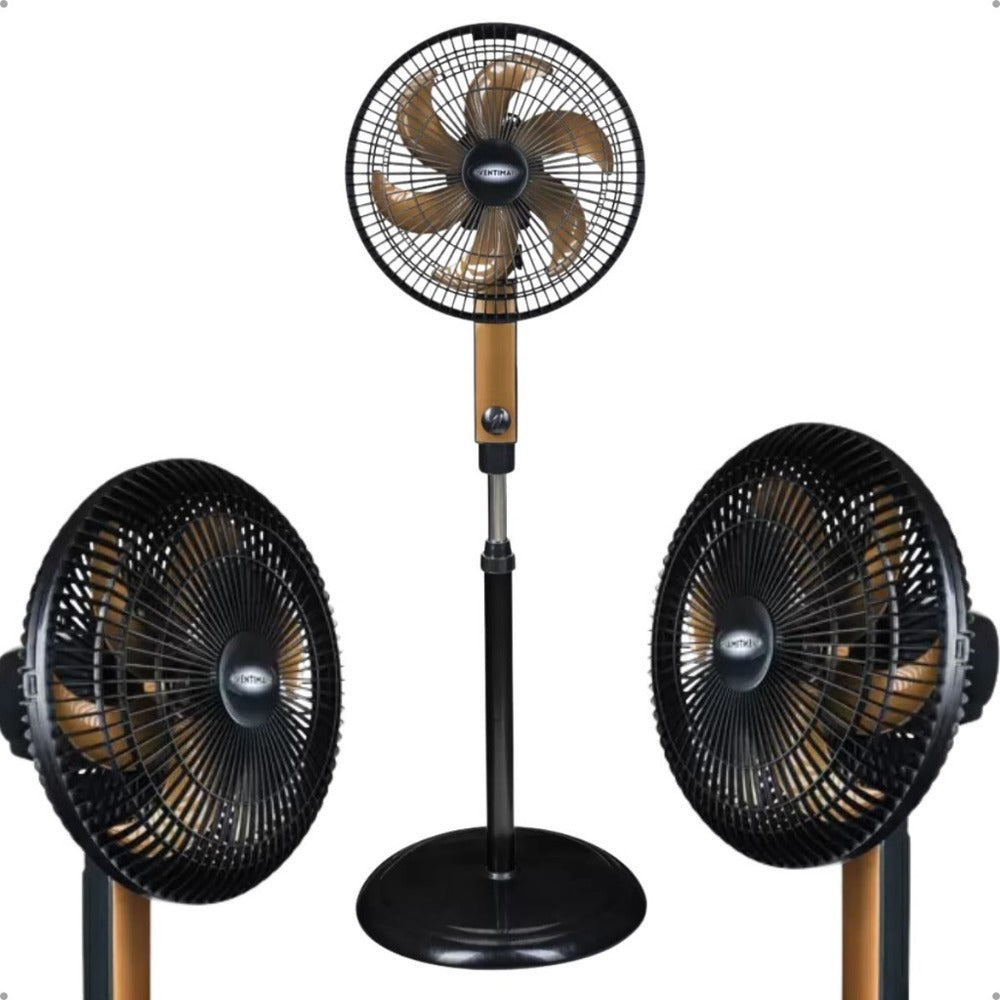 Ventilador Pedestal Coluna Pé Osc 30cm Turbo 220v Ventimais