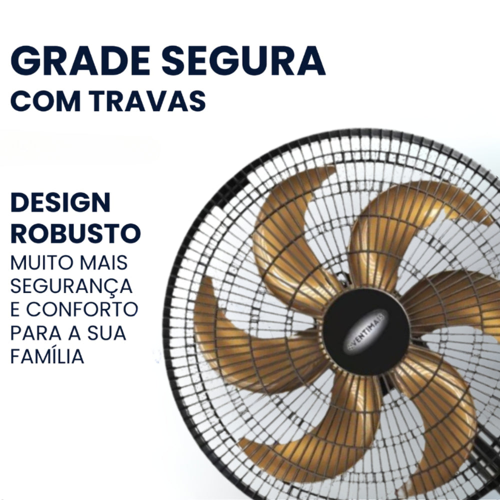 Ventilador Pedestal Coluna Pé Osc 30cm Turbo 220v Ventimais