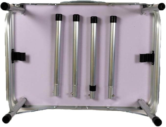 Mesa Dobrável de Alumínio com Tampão em MDF Titanium 07728