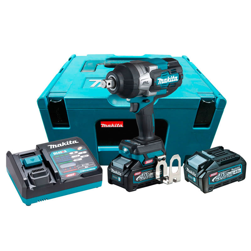 Chave de Impacto 3/4 Pol a Bateria 40V TW001GM201 - Makita
