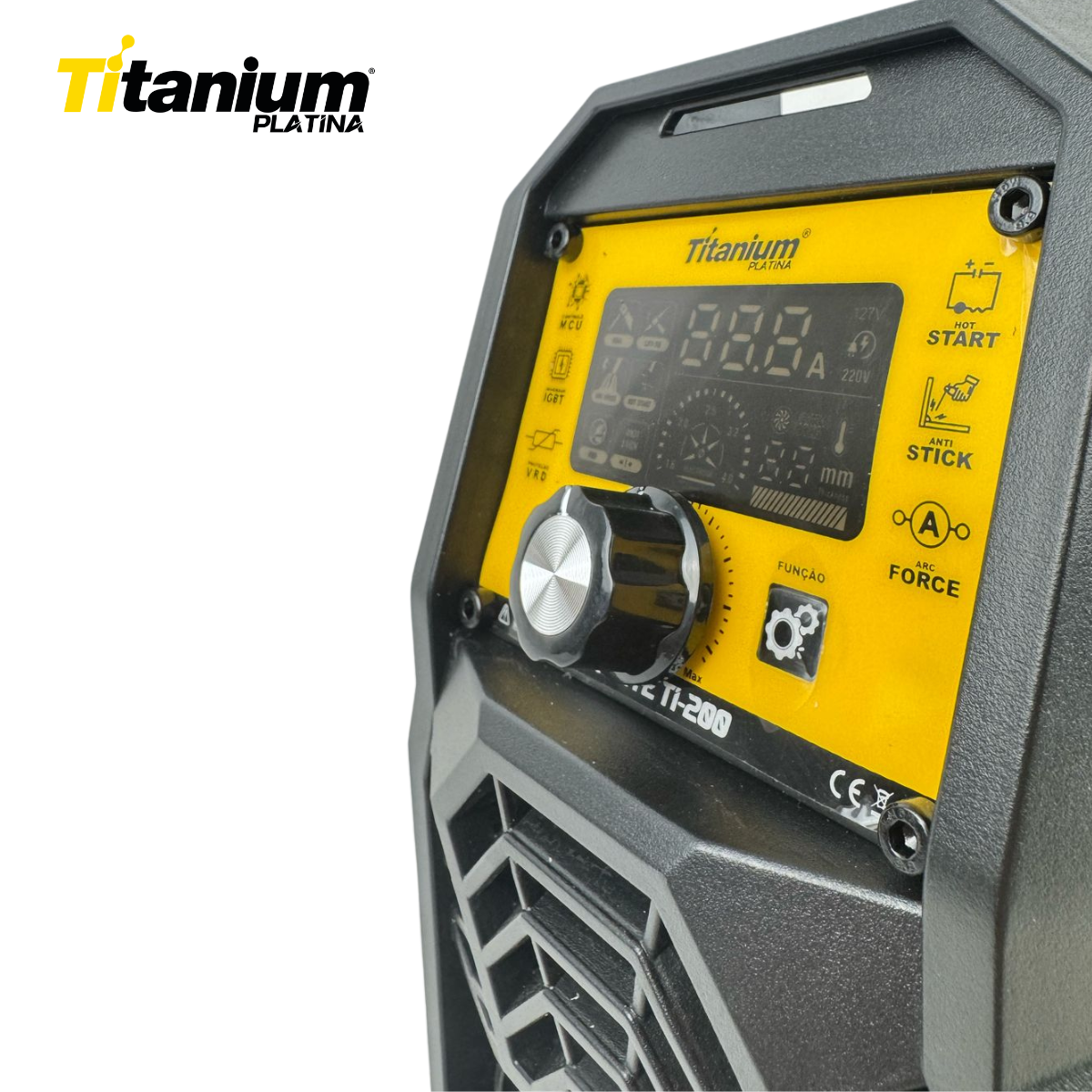 MÁQUINA INVERSORA DE SOLDA ARCLITE TI200 220V 08420 TITANIUM