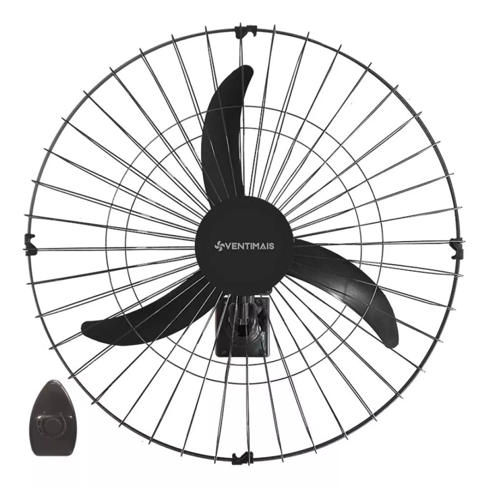 Ventilador De Parede Oscilante Light 60cm Ventimais 220v