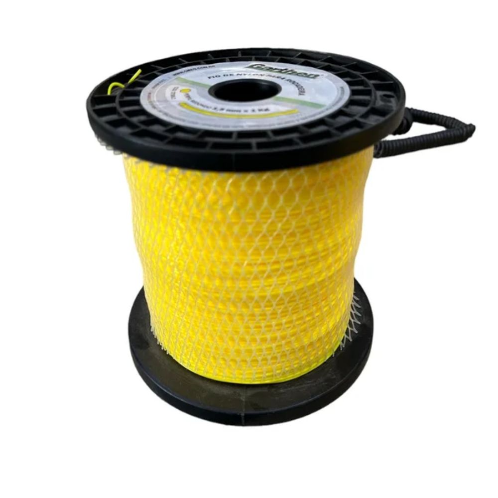 Fio Nylon P/ Roçadeira 1,5mm X 2 Kg Garthen