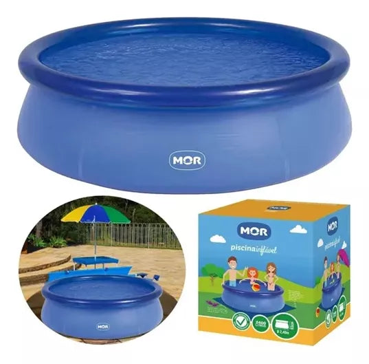 Piscina Inflável Redonda 2400 Litros - 001053 - Mor