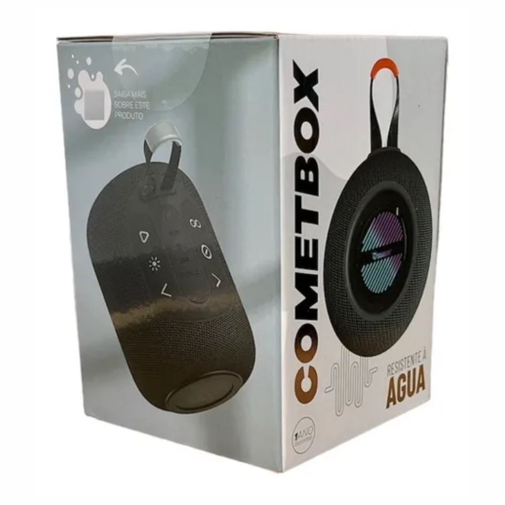 Caixa De Som 10w Bluetooth Sumay SM-CSP1313P Preto Cometbox