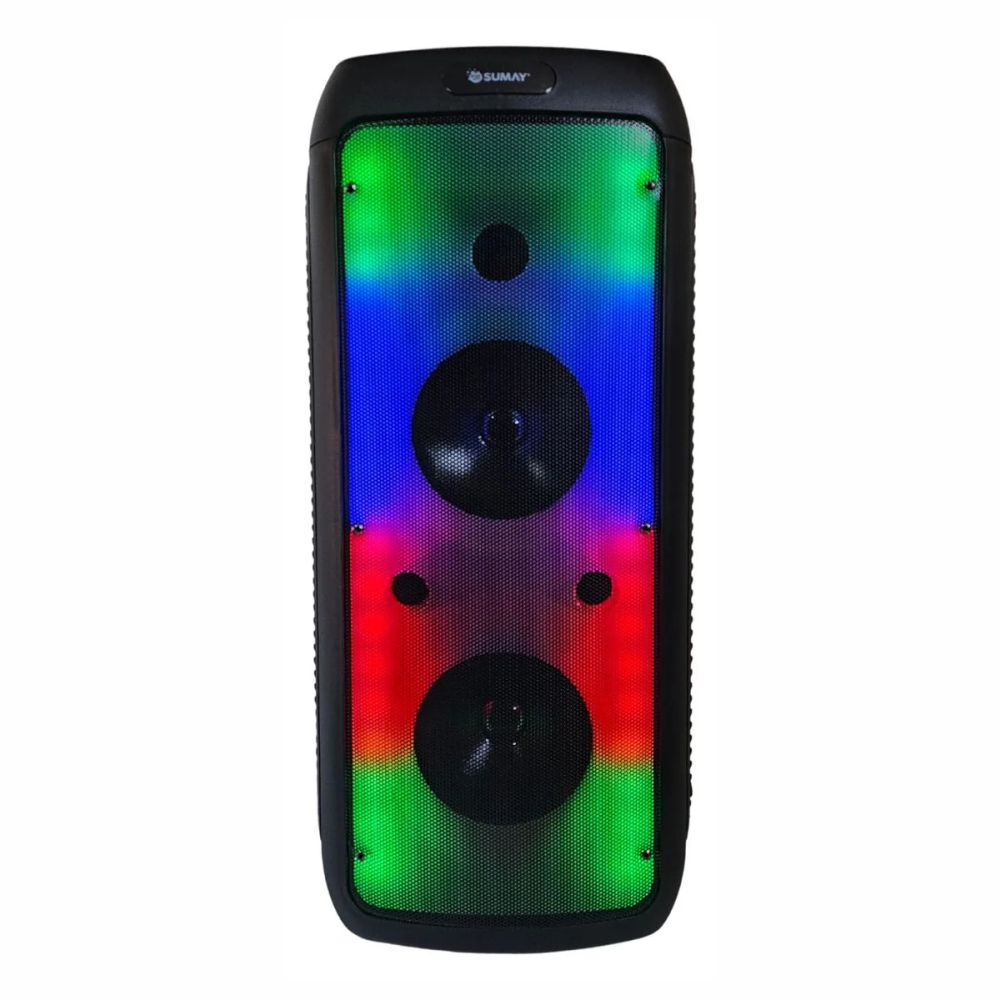 Caixa De Som Portatil Sumay Light Box 5968 800w Bluetooth