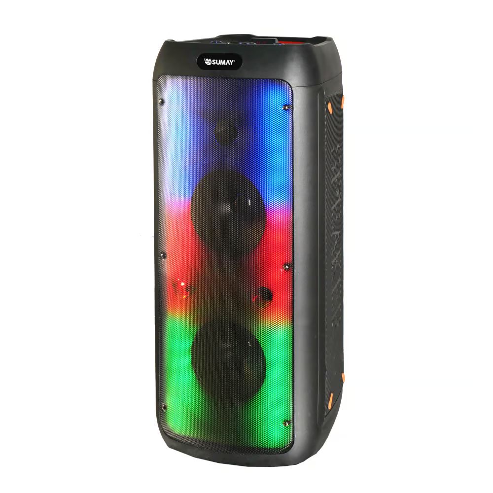 Caixa De Som Portatil Sumay Light Box 5968 800w Bluetooth