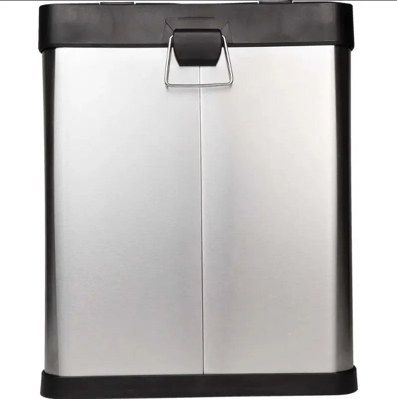Lixeira Dupla 30 Litros De Aço Inox Com Pedal Kala - 317550