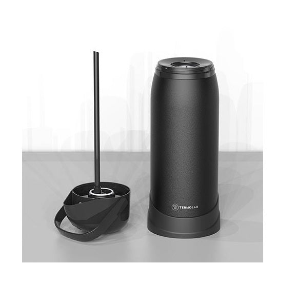 Garrafa Térmica R-Evolution 1,9L Inox Preta Termolar