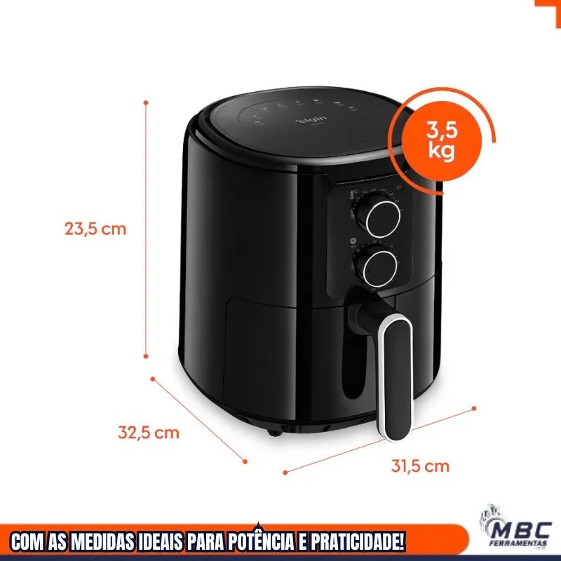 Fritadeira Elétrica Air Fryer Cube Fry 4,2L 1600W 110V Elgin