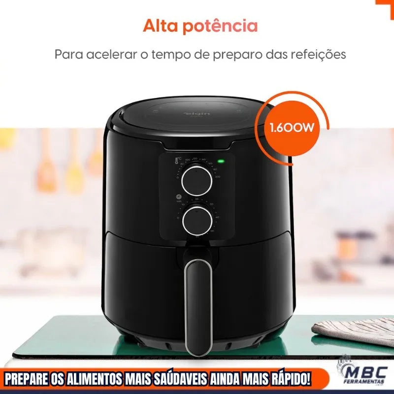 Fritadeira Elétrica Air Fryer Cube Fry 4,2L 1600W 110V Elgin