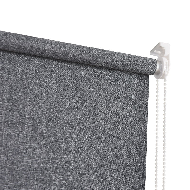 Persiana Bloom Blackout Linho 160x160 Cinza Escuro - Evolux