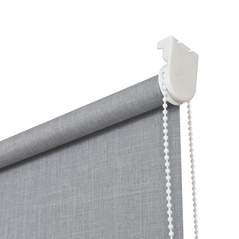 Persiana Bloom Blackout Linho 160x160 Cinza Claro - Evolux