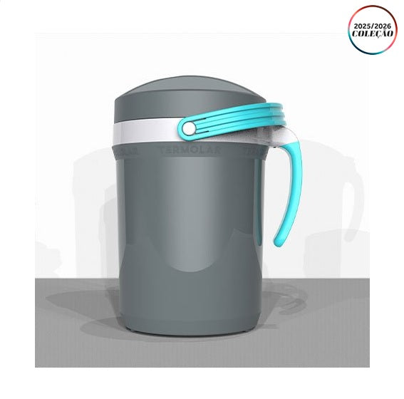 Jarra Térmica Flip Top 2,5 Litros Cinza Plus 58555 Termolar