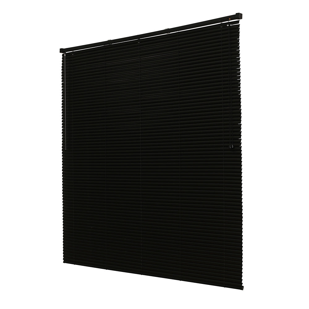 Persiana Premier c/ Lâminas PVC 25mm Preta 1,00X1,60 Evolux