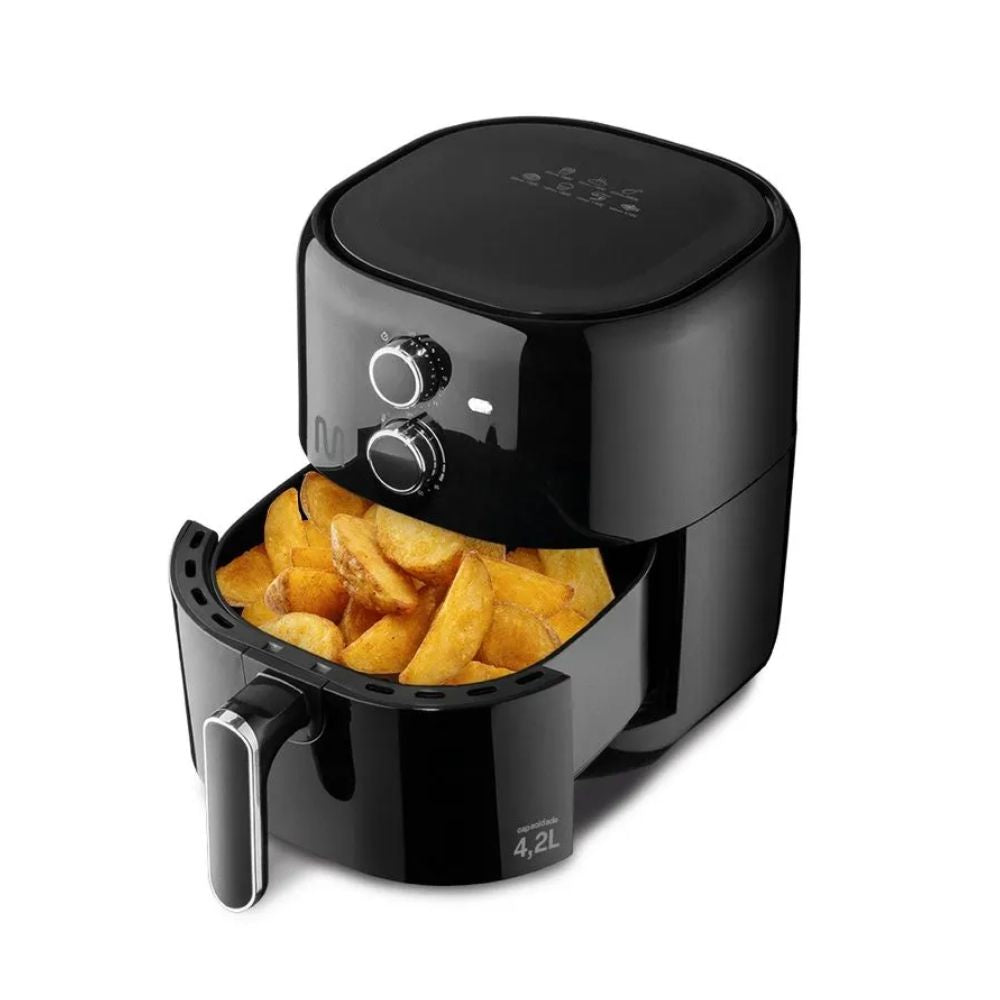 Air Fryer 4,2L 127v 1500w 80º a 200ºC Preta GO207 Multi