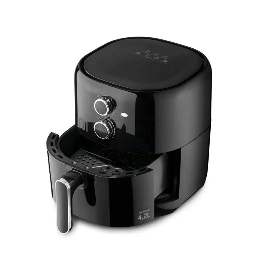 Air Fryer 4,2L 127v 1500w 80º a 200ºC Preta GO207 Multi