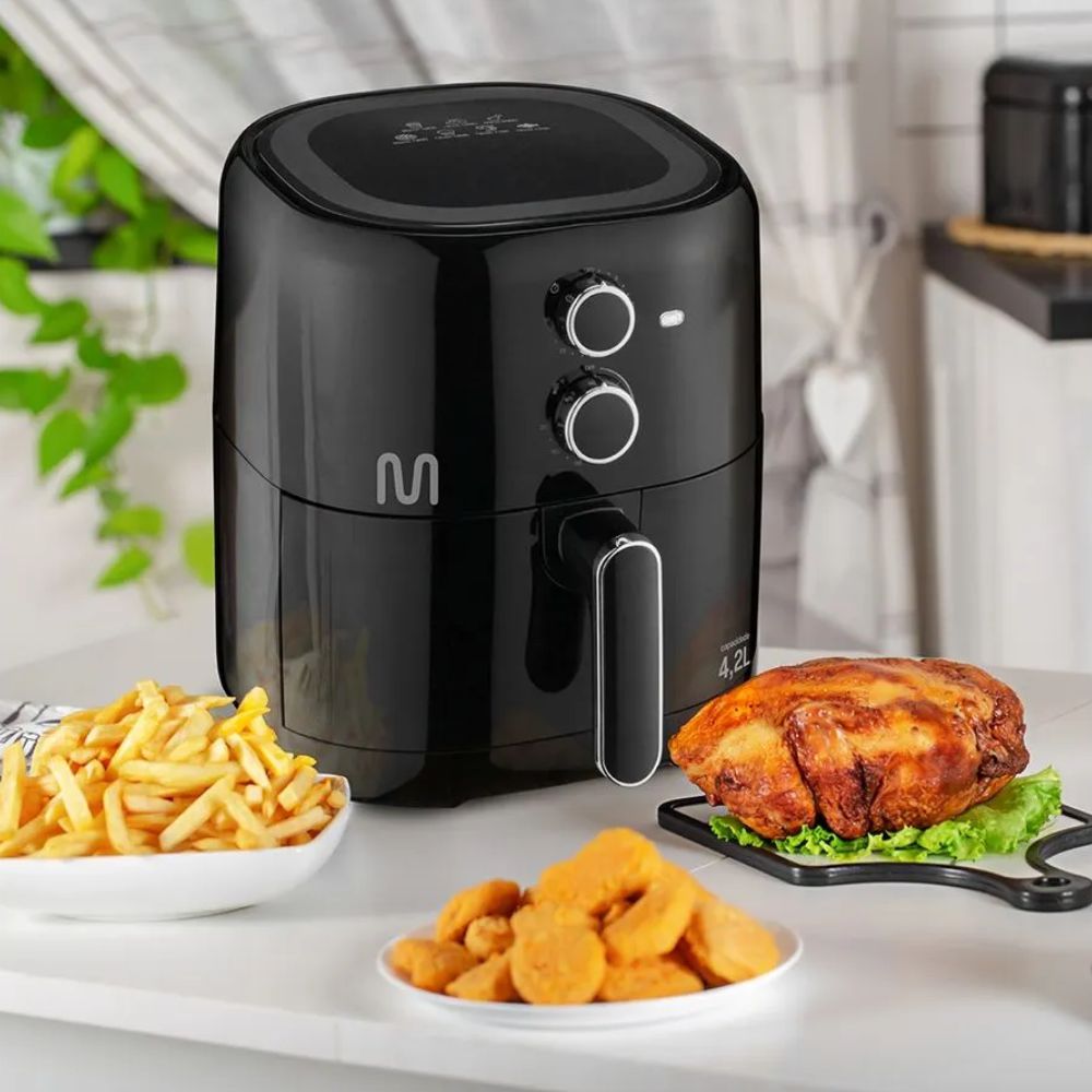 Air Fryer 4,2L 127v 1500w 80º a 200ºC Preta GO207 Multi