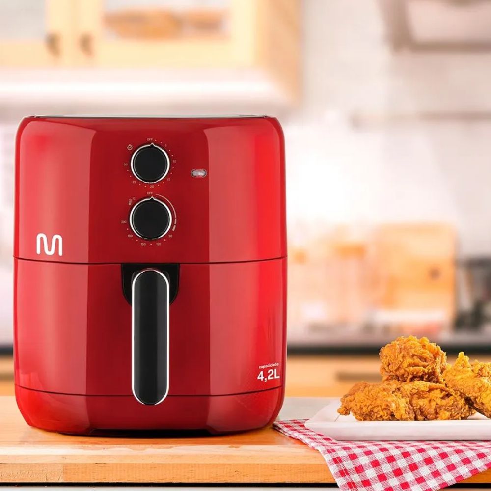 Air Fryer 4,2L Vermelha 1500w 127v GO209 Multi